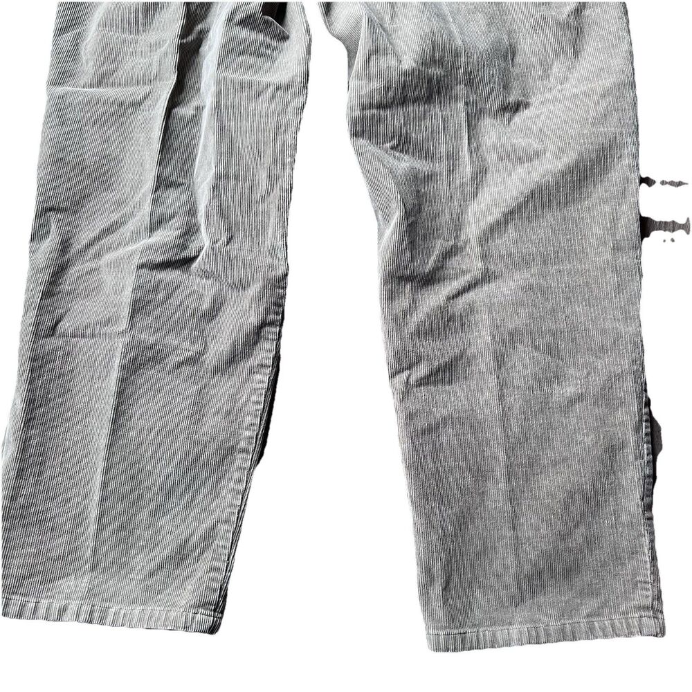 LL Bean Corduroy Pants Taupe Straight Leg Classic Women's 14 Petite - Picture 6 of 9
